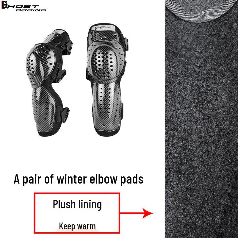 Summer Motorcycle Protective Gear Set: Knee and Elbow Pads for Men and Women One size