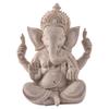 Mingze Kunstharz Sandstein Ganesh Ornament - Elefantengott Wohnkultur Geschenk