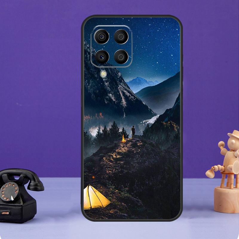 Camping Nature Mountain Case For Samsung Galaxy M55 M35 M15 M56 M36 M16 M06 M31 M13 M33 M53 M12 M32 M52 M14 M34 M54