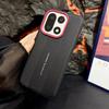 For OnePlus 15 15T 15S 1+15 1+15T 1+15S Case Luxury Textured Leather Ultimate Design Red Camera Frame Protective Cover