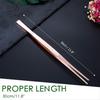 Tongs Tweezers - 12 Inch / 30cm Long Food Tongs Straight Serrated Forceps Cocktail Tweezers Bar Tool, ITTZ0001 (Glod)