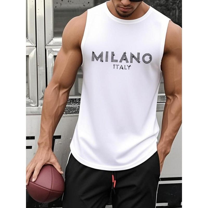 

Racquet Sports, Quick-Dry & Stretchable, Men s Athletic Tank XXL білий