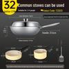 COOKER KING Pure Titanium Non-Coated Wok