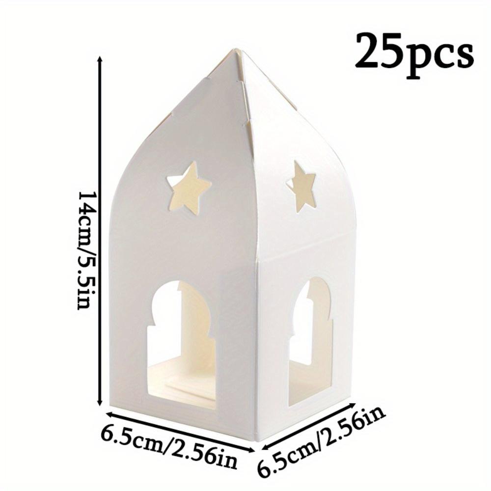 

25 шт. Складные подарочные коробки с прозрачным окошком, бумажные коробки для угощений, белые коробки для сладостей, подарочные коробки в форме домика, коробки для подарков на вечеринку, коробка для демонстрации 25pcs