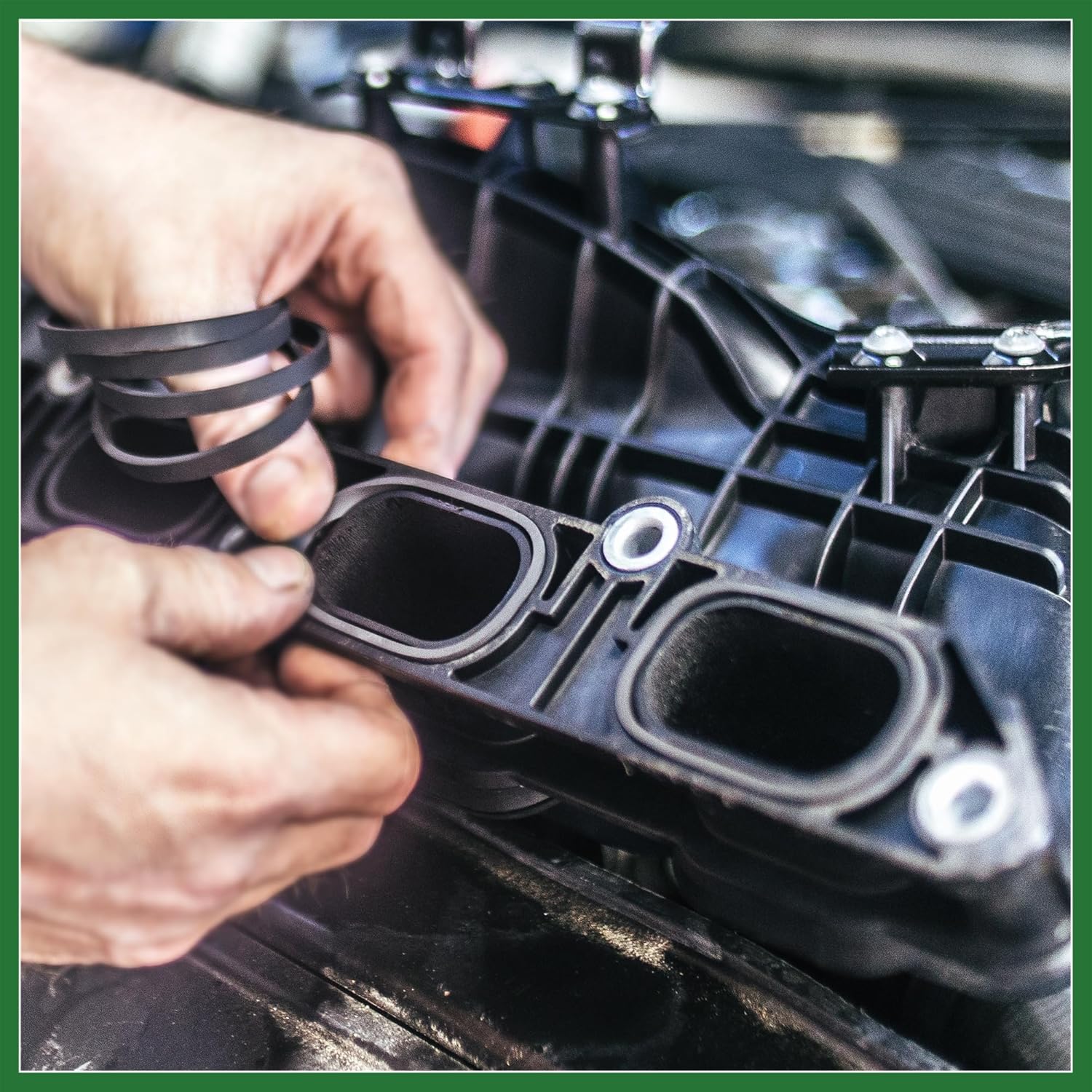 Motoforti Power Steering Pump O-Ring Inlet Outlet Seals Connector Gasket Fit for Honda Accord - Pack of 4 Black Red Long-lasting