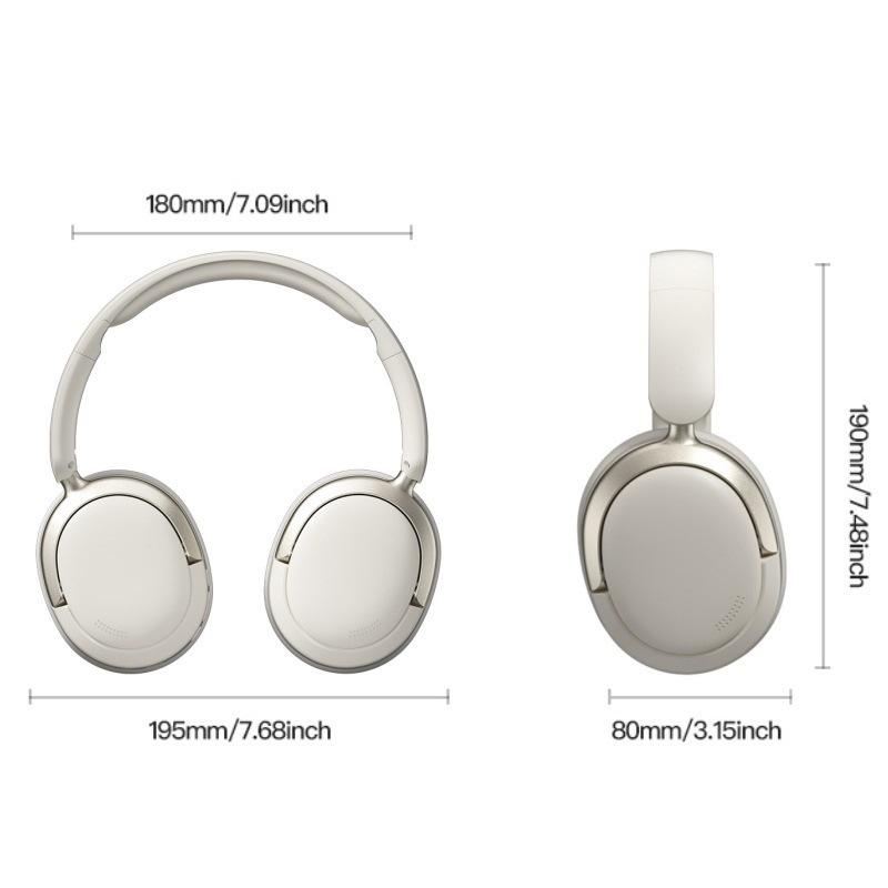 High-Quality Wireless Bluetooth Over-Ear Noise-Canceling Headphones with Long Battery Life