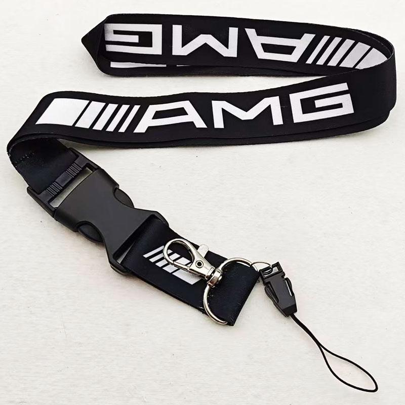 AAM1 Luxury Lanyard Keychain For Mercedes-Benz AMG W203 W204 W205 W212 W213 W221 W222 W223 W176 W177 B C E CLA GLA GLC CLE GLS Class