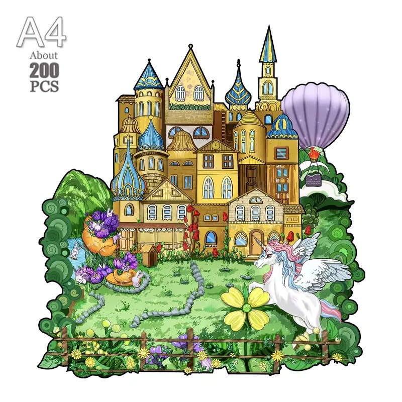 Dinosaur Wooden Jigsaw Puzzles Art Unique Butterfly Animal Shaped Puzzle Diy Leisure Game For Adults Kids Family Home Decor