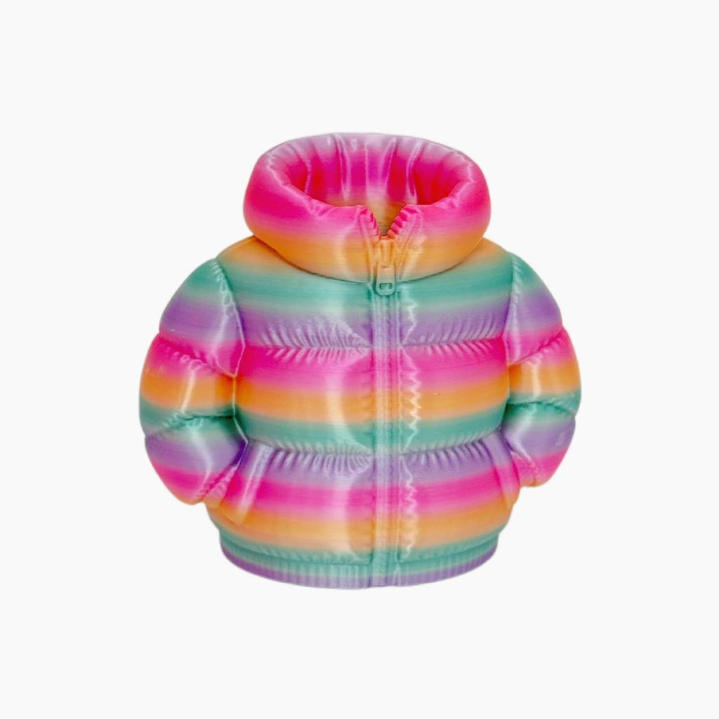 3D Printed Hoodie Pen Holder: Trendy Jacket Design, Office Stationery Organizer, Creative Desktop Ornament