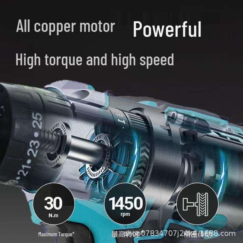 Brushless Cordless Hand & Impact Drill with Rotary Hammer Function