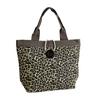 Canvas Bag Ethnic Style Pattern for Women Shoulder Bag Retro Casual Tote Handbag Splicing Knitting Accessory