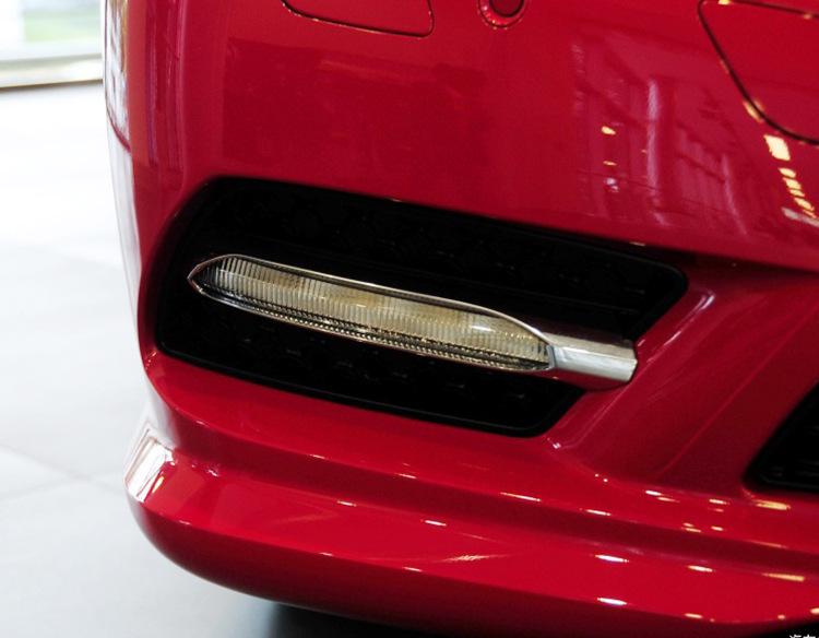 Mercedes-Benz E-Class Front Bumper Fog Light Frame & Daytime Running Light Cover Trim