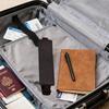 BRIIKPP Black PU Leather Slim Pen Case with Elastic Band for Holds 2 Compatible with and B6 Sizes Planners, Pens, A4, A5, B5,