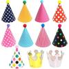 Children's Birthday Party Atmosphere Arrangement Hat Fur Ball Tip Crown Hat - DD01