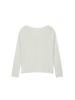 SALAD BAGUNI Boat Neck Mesh Knit - White