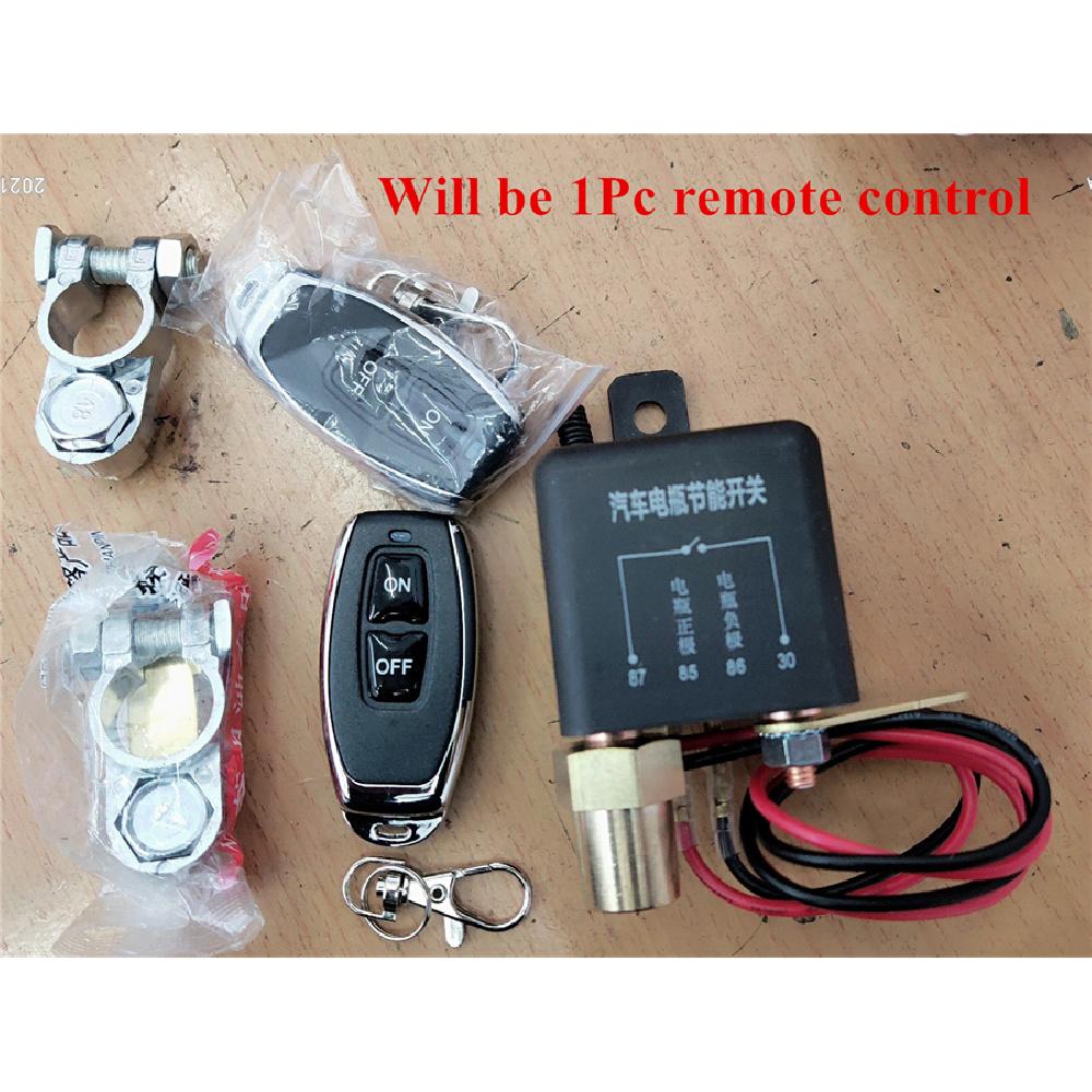 Updated Universal Integrated Wireless Remote Car Battery Disconnection System With Positive And Negative Poles