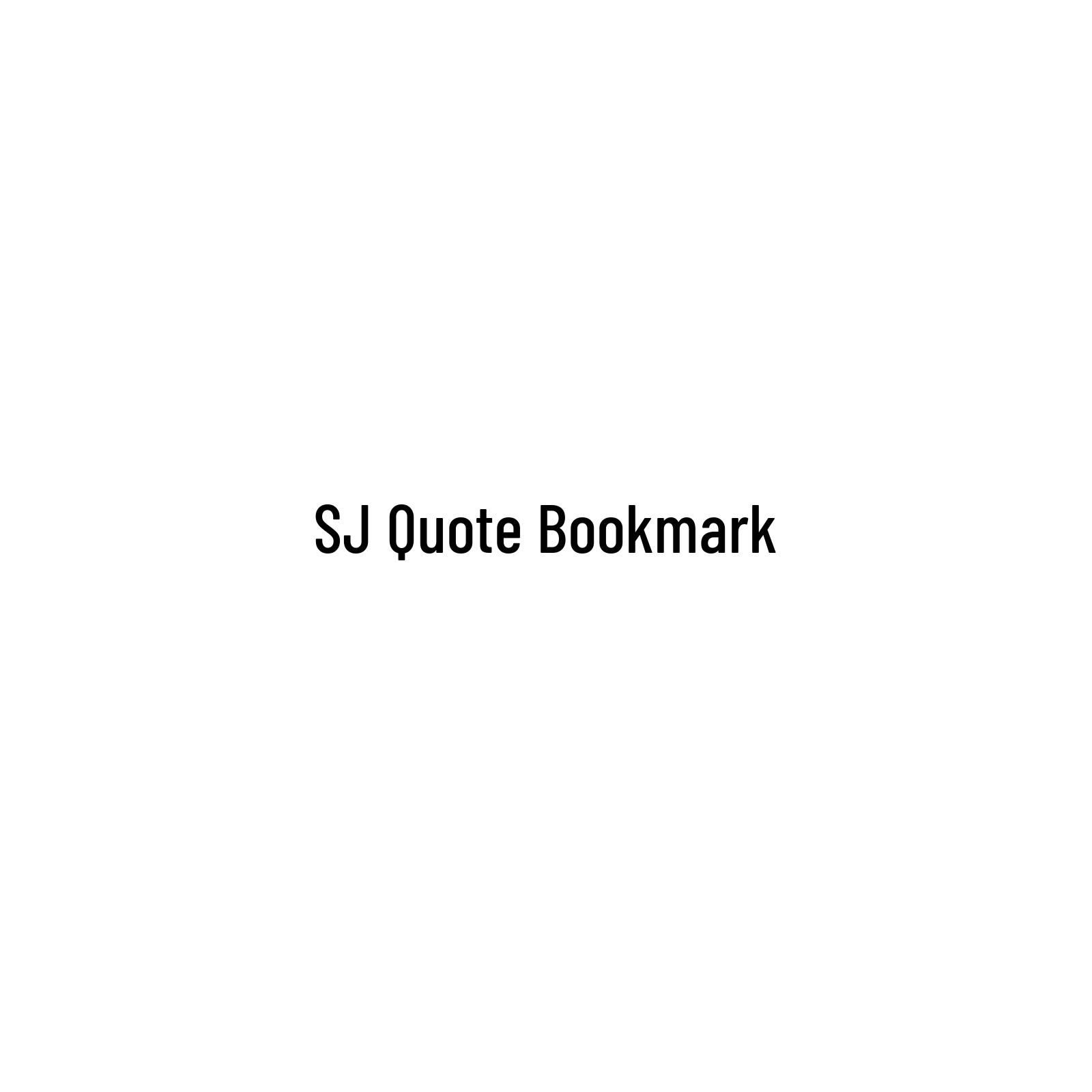 30 SJ Quote Text Bookmarks - Irregular Shape Reading Clips and Annotation Cards