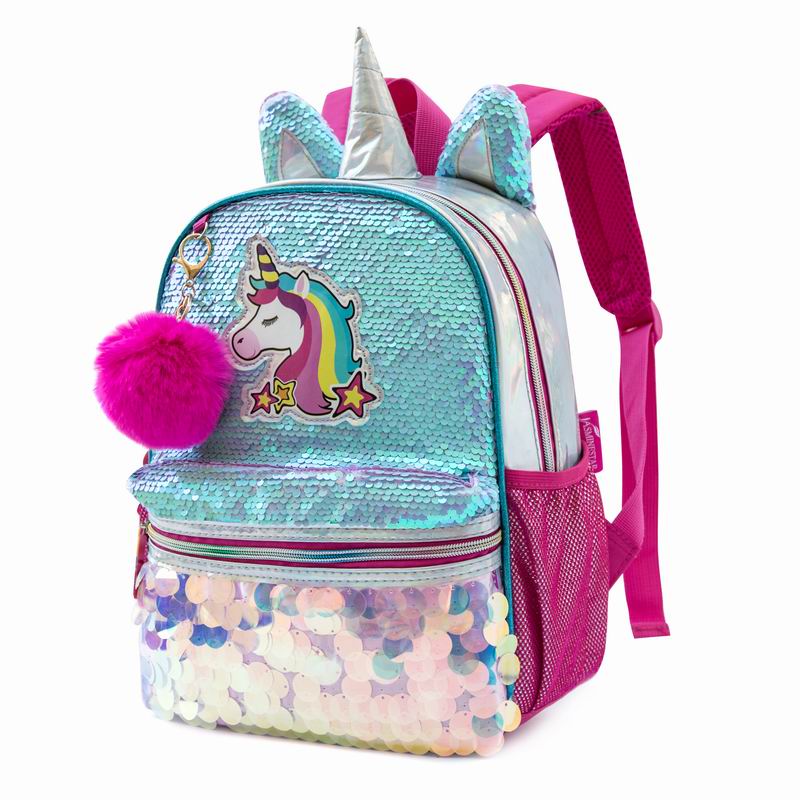 

Новые модные школьные сумки с пайетками в виде единорога, блестящий детский рюкзак, симпатичные школьные сумки, мультяшная маленькая сумка для книг, школьный портфель