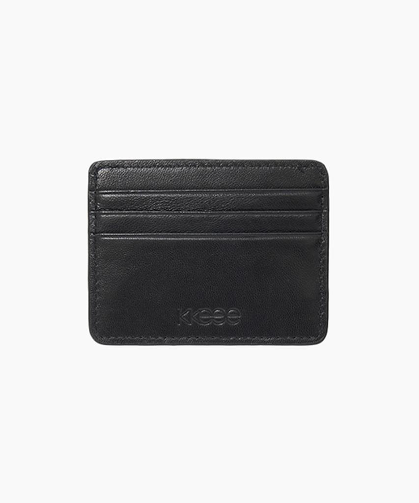 Kkeee Real Leather Concho Card Wallet [Black]