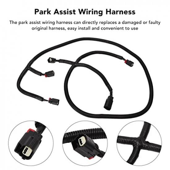 

Park Assist Wiring Harness, Black ABS Material Sensitive Flexible, Replacement for 1500 2009‑2019 2500 3500 2010-2018 68031820AA