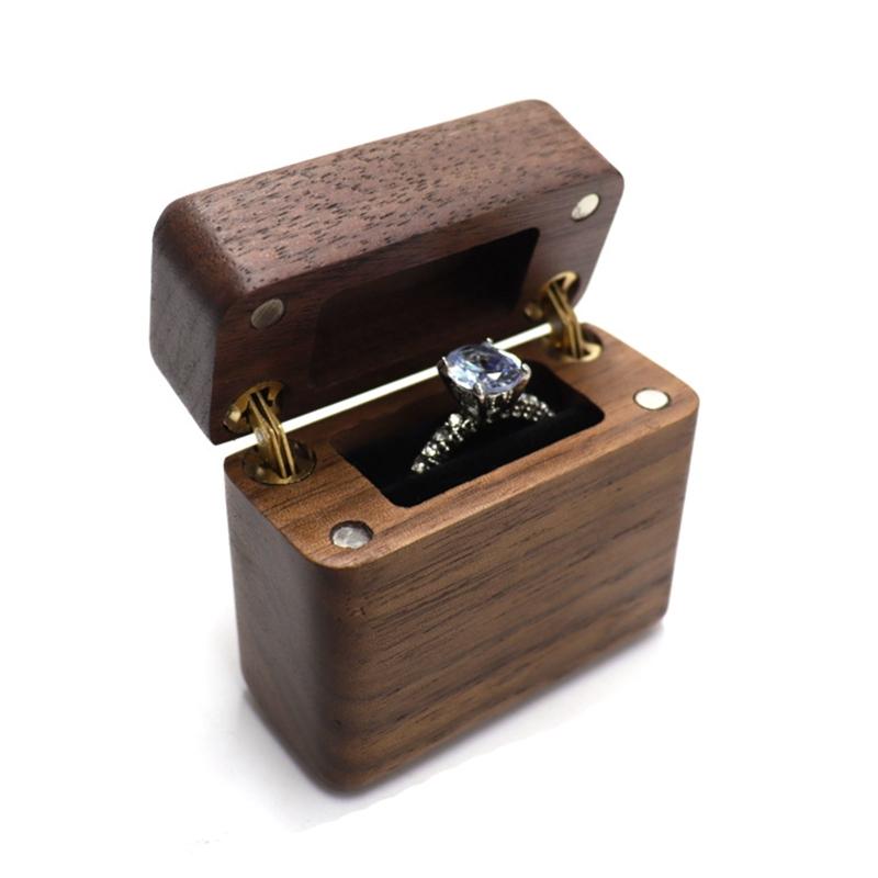 Classic Ring Box Ring Display for Case for 1 Ring Proposal Ring Jewelry Storage 1