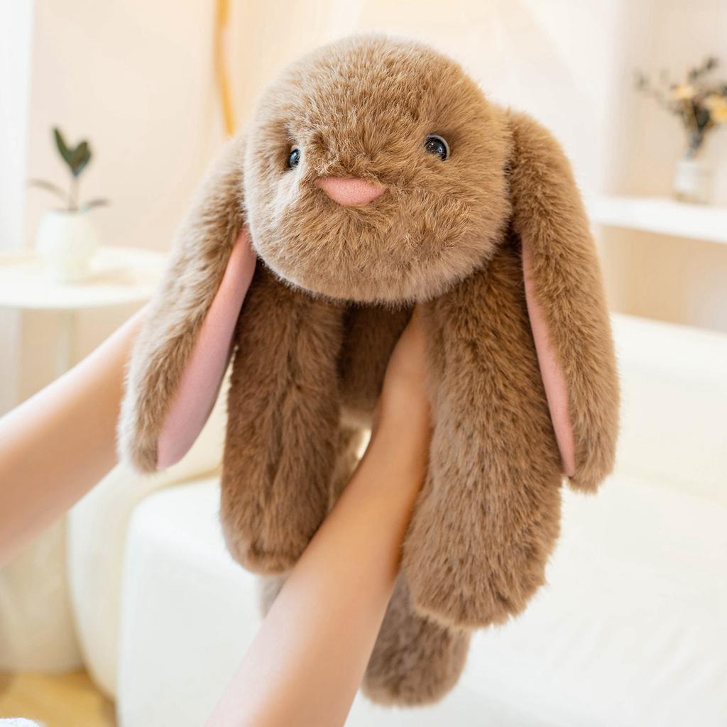 45cm Very Soft Rabbit Plushies Cuddly Stuffed Bunny Rabbit Plush Toy Throw Doll Birthday Gifts Girl Child