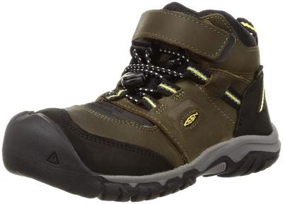 Trekking Shoes RIDGE FLEX MID WP Ridge Flex Mid Waterproof Kids DARK CITRON Cm [KEEN] (15.0~19.5cm) OLIVE/DUSKY 17.0