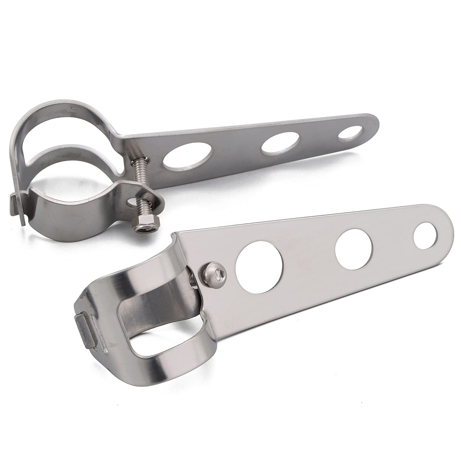 

Кронштейн фары мотоцикла Daytona Крепление фары на вилку Нержавеющая сталь Левый и правый комплект 68078 30-39мм