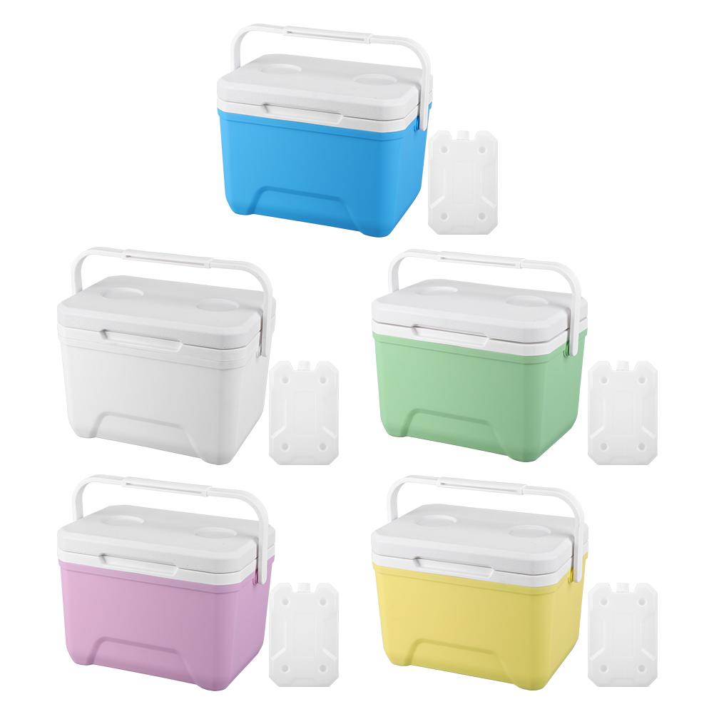 6L Cooler Portabil Izolat Capacitate Mare Mini Congelator Frigider Conservare Căldură 96H Gheață Picnic Găleată de Gheață pentru Plajă Picnic Camping