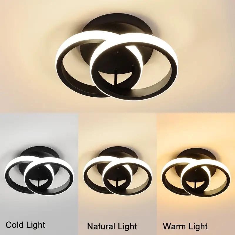 LED Aisle iling Lights Modern Chandelier Three Colors Lamp Minimalist Lamps For Bedroom Light Surfa Installation
