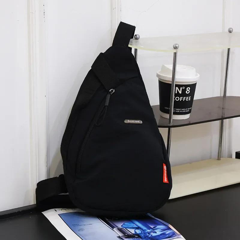 

2025 New Fashion Trend Crossbody Chest Bag Simple Lightweight Versatile Handbag Outdoor Sports Style Mobile Phone Small Bags sac