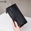Export Wallet Large Capacity Multi-card Position Hidden Buckle Change Bag Retro Simple Long Wallet Women's RFID Handbag