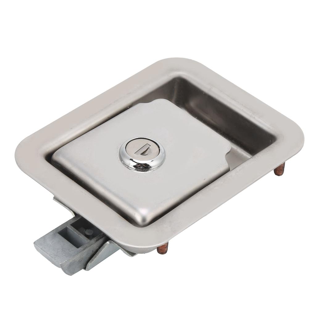 Generator-Set-Panel-Schloss aus Edelstahl mit 2 Schlüsseln, quadratisch, für Werkzeugkasten, Elektroschrank