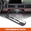 Carbon ABS Interior Central A/C Panel Cover Trim Fit For Honda Pilot -2024