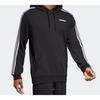 Adidas Three-Stripe Hoodie Men Hoodies Black DU0498
