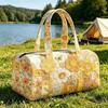 3D-Printed Quilted Cotton Women's Travel Yoga Handbag