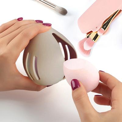 Cestovní držák na štětce na make-up Držák na houbičku na make-up Prachotěsný silikonový štětec na make-up sáček Pouzdro Krása pouzdro na vajíčka Organizér Cestování Essentials