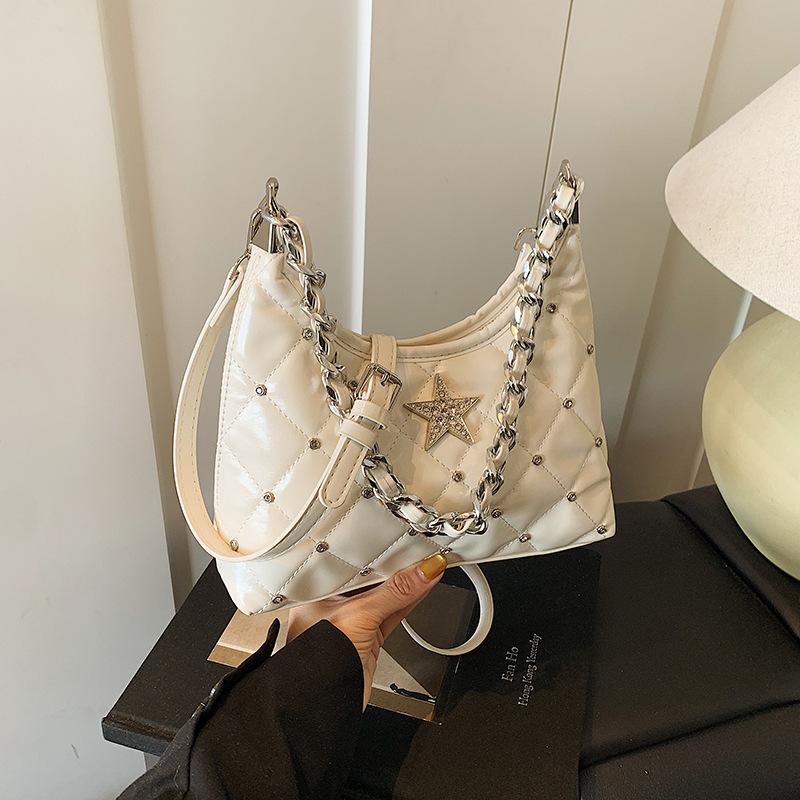 

новая сумка модная бриллиантовая цепочка на плечо женская премиальная сумка-ведро кроссбоди женская сумка