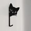 3D Printed Kitten Wall Hooks Decorative Hanging Hook Creative Key Holder  Kitchen