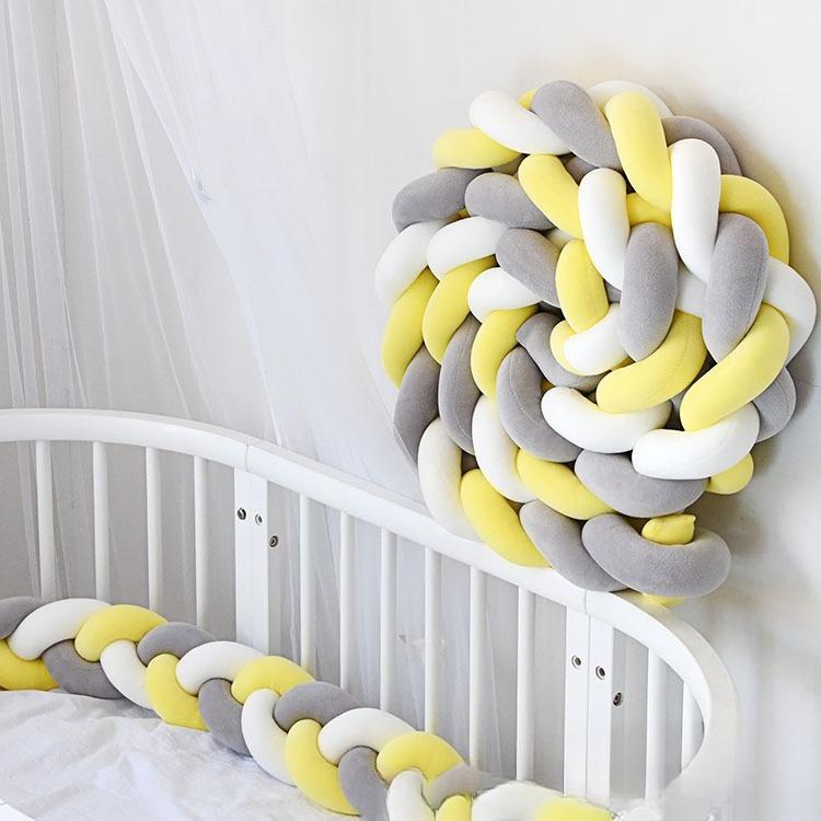 Cot Bumper, Velvet Cot Surround, 200 Cm