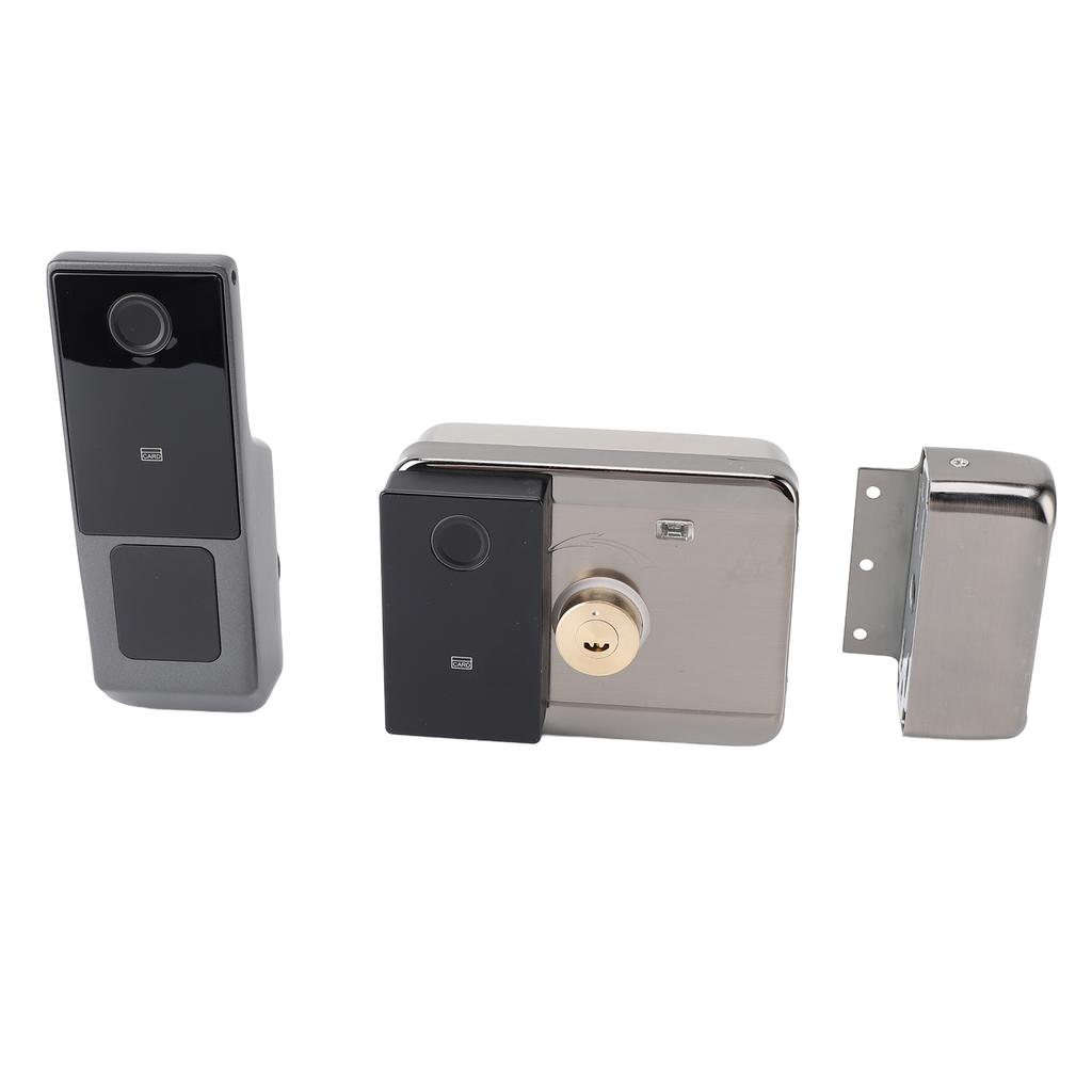 Intelock Wodoodporny Bezpieczny Zamek Elektroniczny do Drzwi z Odciskiem Palca i Hasłem z Pilotem dla