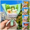 Artificial Flower Crochet Bouquet Handmade Sunflower Mini Bouquet Mother'S Day Graduation Valentine'S Gift Eternal Flower