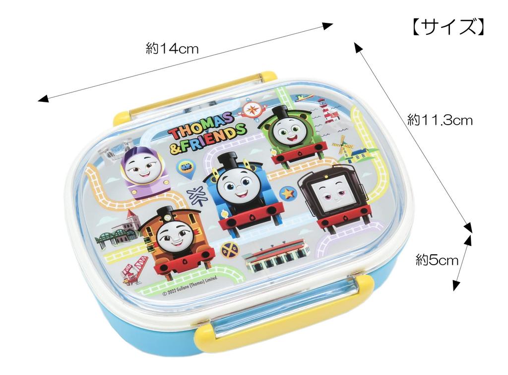 OSK Bento Box Thomas the Tank Engine Lunch Box with Core 360ml Made In Japan Dishwasher Microwave Safe Lock Gasket Included Stylish Cool Unisex