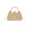 Women's Chain Shoulder Bag – Pearl Evening Clutch, Fashion Crossbody Purse, Elegant Handbag for Party, Wedding, Prom