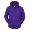 Men S Fleece Solid Color Hooded Pullover Sweatshirt Casual European Size