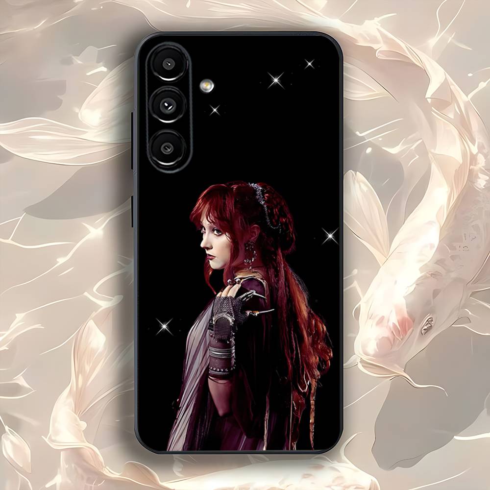 C-Chappell Roan Singer Phone Case For Samsung Galaxy A73,31,32,72,41,53,52,71,22,5G,Note,J7,8,9 Soft Black Cover