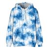 Tie Dye Hoodie Women Unisex Trippy Psychedelic Swirl Pattern Pullover Soft Streetwear Hooded Sweatshirt with Pocket for Festival
