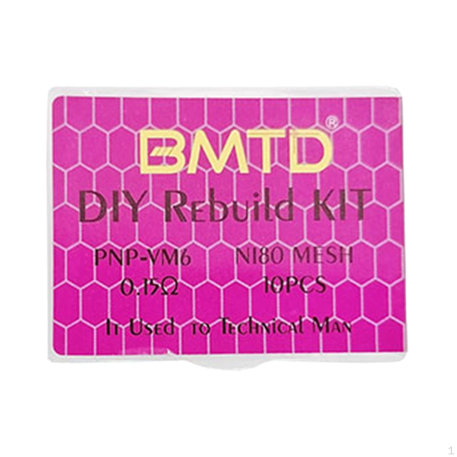 

DIY Rebuild Kit NI80 Mesh Coil Tool Accessories VINCIVM1 0,3 Ом PNP VM6 0.15ohm