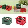 1/12 Scale Dollhouses Miniature Beer Bottle with Crate Life Like Beer Box Model Project Accessory for Model Collectors