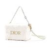Dior [Customized Cosmetic Bag] Silent Moonlight Cosmetic Bag Simple Modern Classic Printed Denim Fabric Retro Simple Commuting Daily Literary